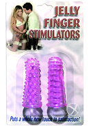 Jelly Finger Stimulators - Purple