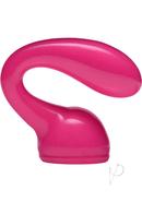 Wand Essentials Deep Glider Curbed G-spot Attachment - Pink